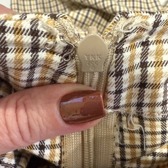 Theory Alletah Ansley Check Plaid Pants Size 6 - Picture 6 of 11